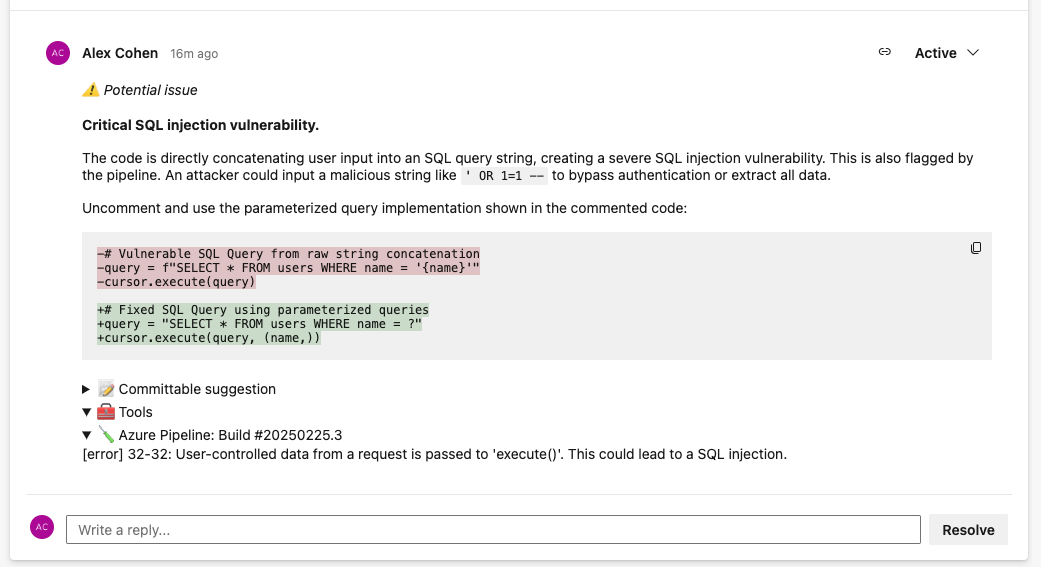 Azure DevOps Integration
